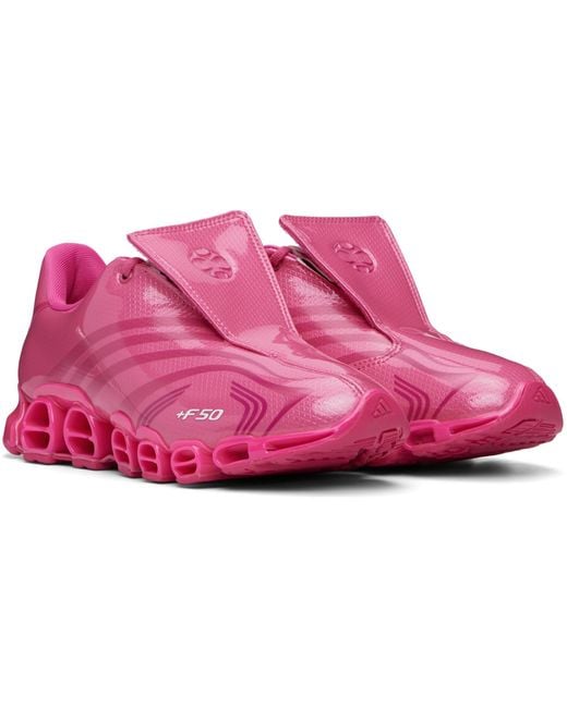 Adidas Originals Black F50 Tunit Mega Consortium Sneakers for men