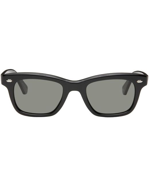 Garrett Leight Black Grove Sunglasses for men