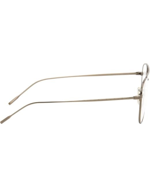 Oliver Peoples Black Bronze Stilson Glasses for men