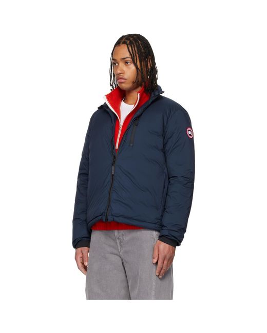 Canada Goose Blue Lodge Down Jacket for men