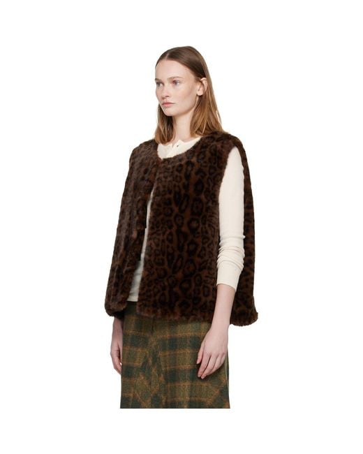 ANDERSSON BELL Black Collarless Pocket Vest