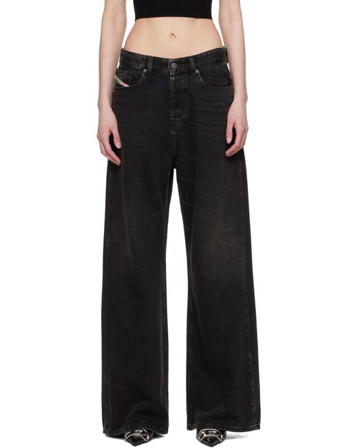 DIESEL ブラック 1996 D-Sire 09J96 リラックス ジーンズ Black