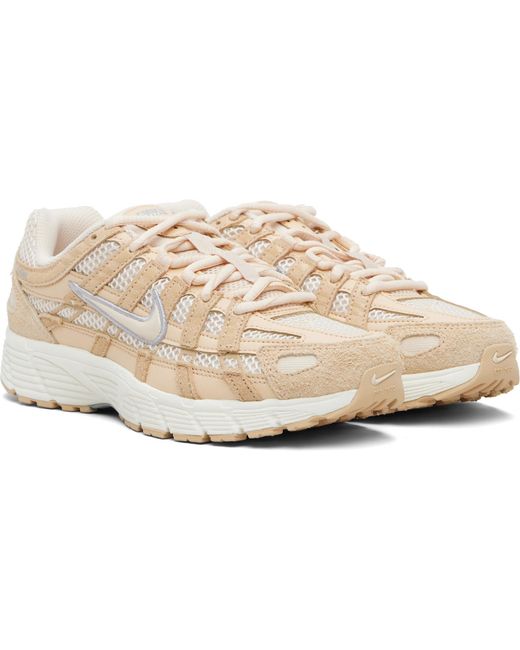 Nike Black Off- & Tan P-6000 Sneakers for men