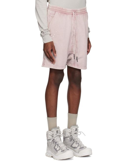 Boris Bidjan Saberi 11 Pink P27 Shorts for men