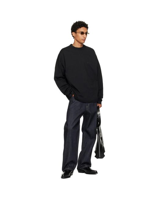 Neighborhood Blue Rigid Denim Full Cut Jeans for men