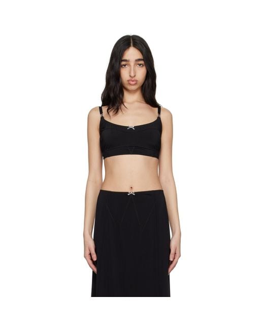 Rabanne Black Bow Top
