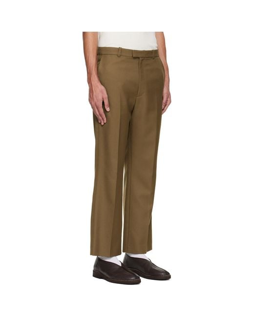 A.P.C. Natural Tan Jim Trousers for men