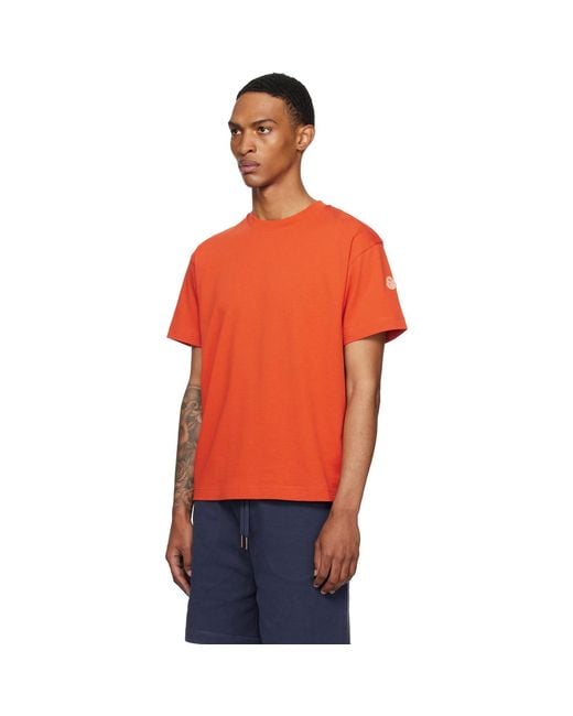 Moncler Genius Orange Moncler X Gilga Farm Short Sleeve T-Shirt for men
