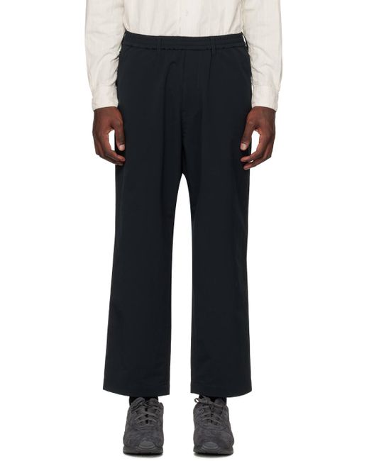 Nanamica Black Easy Trousers for men