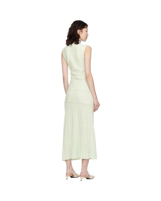 Proenza Schouler Green Federica Midi Dress