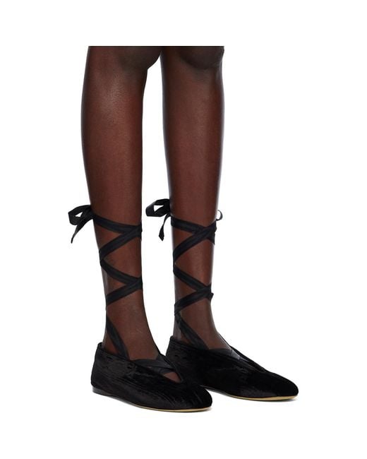 Moschino Brown Duck Ballerina Flats