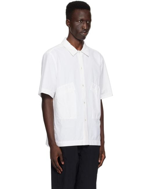 BERNER KUHL White Wander Shirt for men