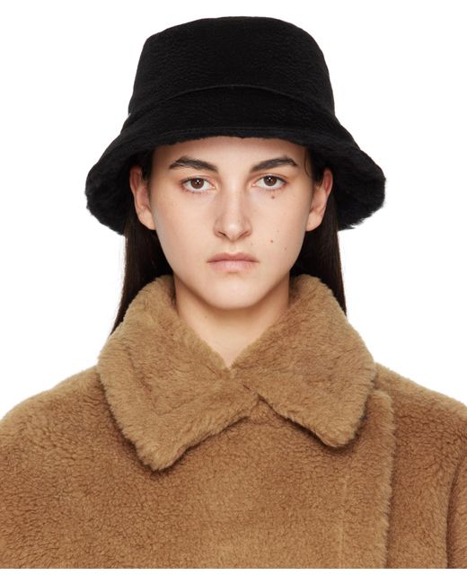 Max Mara Brown Fiducia Reversible Bucket Hat