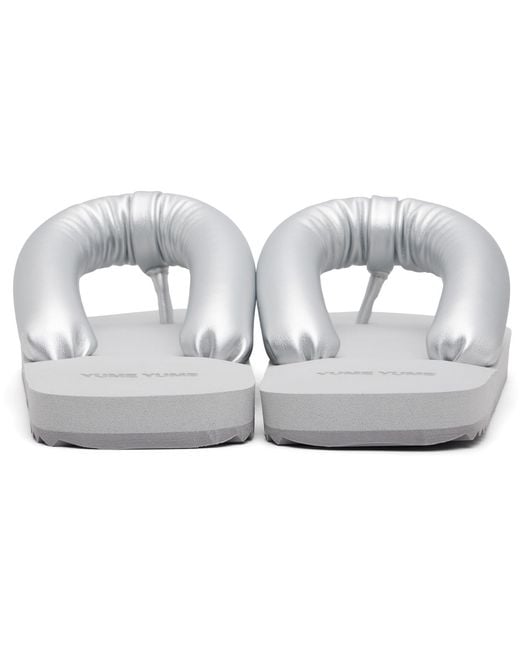 Yume Yume White Ssense Exclusive Suki Flip-Flops