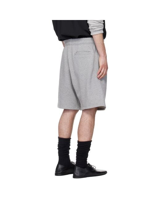 Entire studios Black Standard Sweat Shorts for men