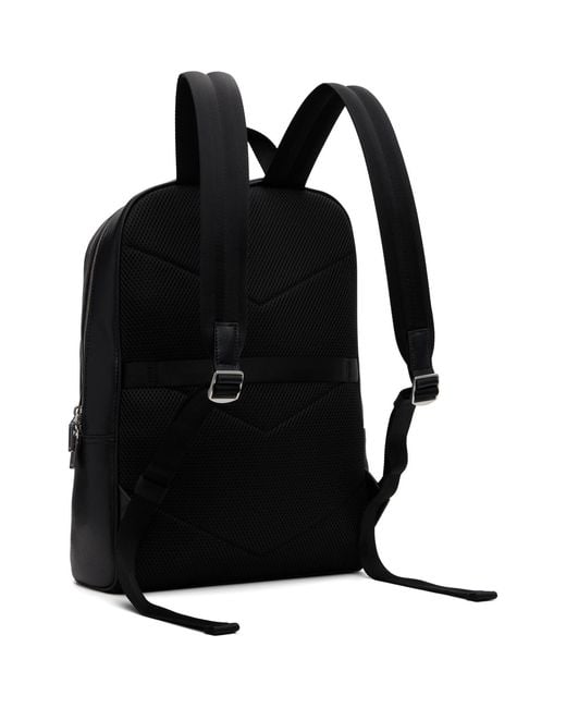 HUGO Black Logo Trims Backpack for men