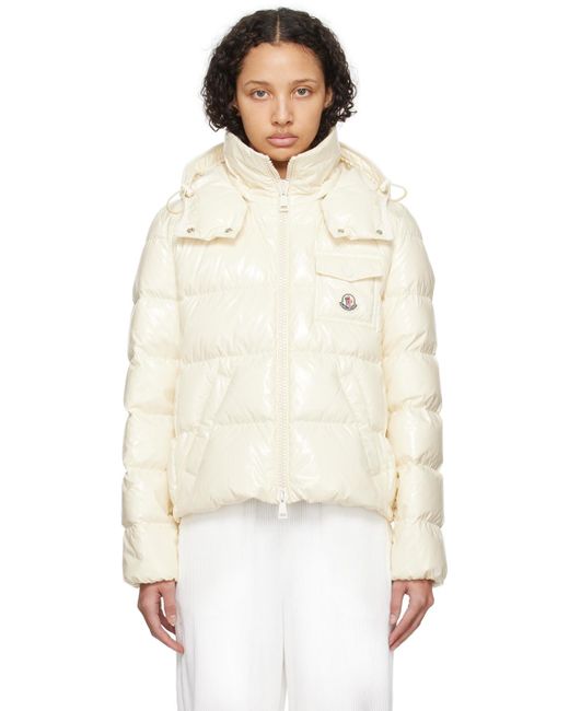 Moncler White Yellow Cp Andro Down Jacket