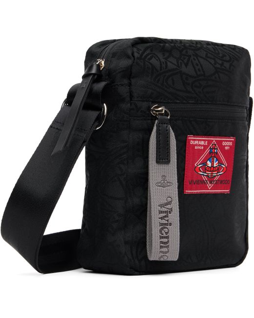 メンズ Vivienne Westwood ブラック Luke クロスボディポーチ Black