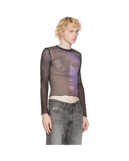 Marc Jacobs Black Heaven By Duval Mesh Shirt for Men | Lyst