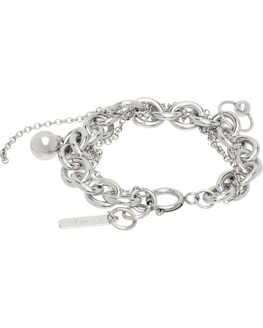 Justine Clenquet Metallic Lewis Bracelet for men