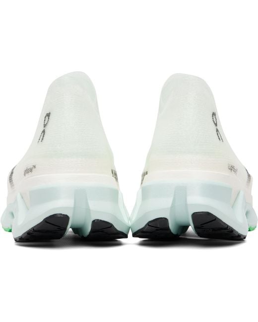 On Shoes Green Cloundmster 3 Hyper Ls Sneakers for men