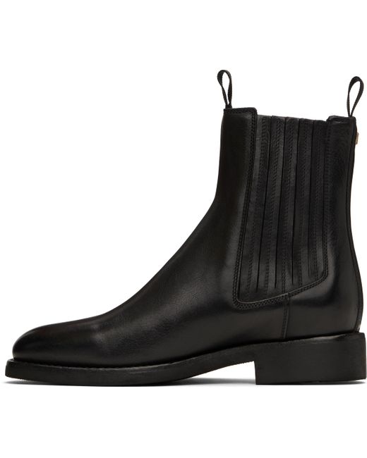 メンズ Golden Goose Deluxe Brand ブラック レザー チェルシーブーツ Black