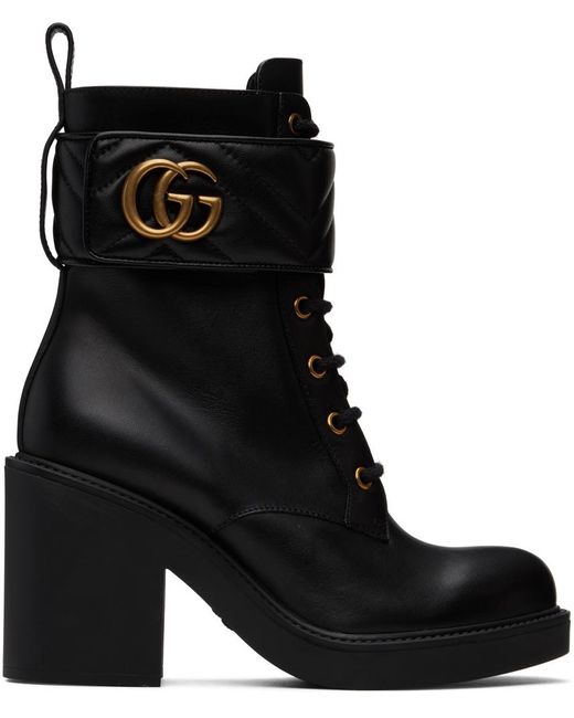 Gucci Black Boot With Double G
