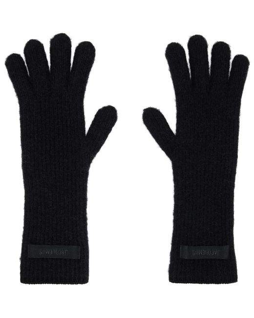 Jacquemus Black 'The Gros Grain' Gloves