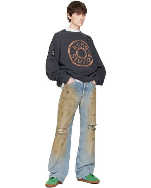メンズ PUMA グリーン＆ブルー Palermo Vintage Update スニーカー Green