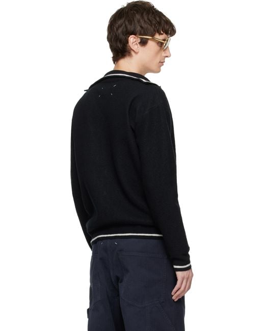 Maison Margiela Black Wool Jacket for men