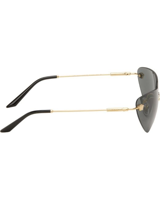 Versace Black Medusa Cat-Eye Sunglasses