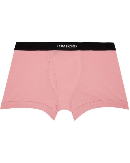 Tom Ford Black Pink Classic Fit Boxer Briefs for men