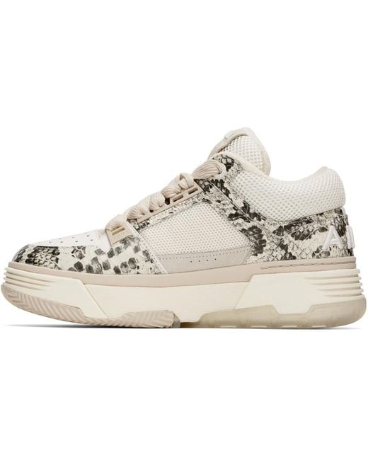 【大人気】AMIRI Snake MA-1 スニーカー Amiri Off- Snake Ma-1 Sneakers in Black for Men | Lyst