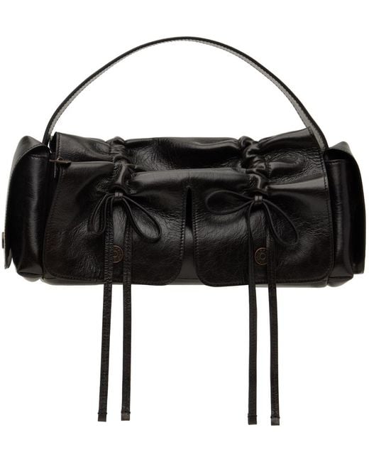 Acne Black Brown Multipocket Bag