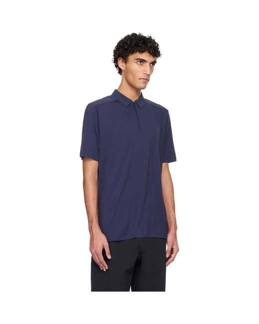 Veilance Blue Frame Ss Polo for men