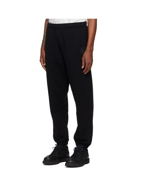 Canada Goose Black Rove Sweatpants for men