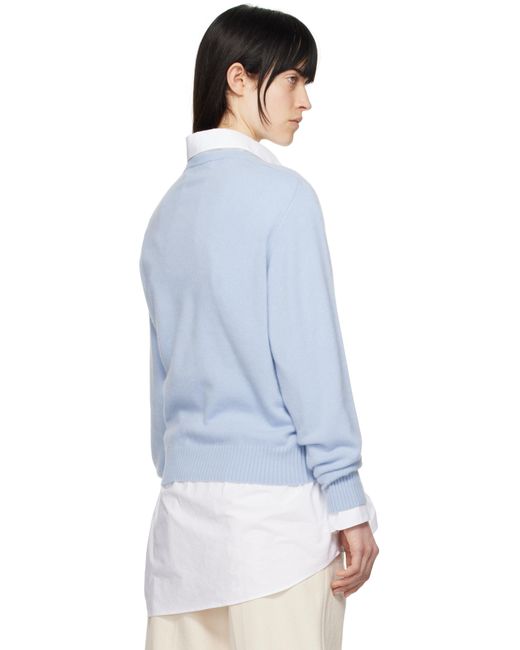 Carven ブルー Vネックセーター Blue