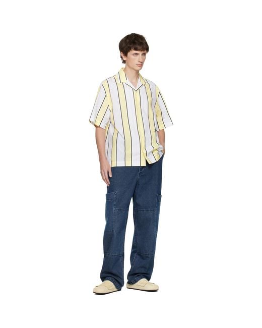 Jacquemus 'The Carré De-Nîmes' Denim Cargo Pants in Blue for Men