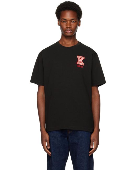 KENZO Black T-shirt for men