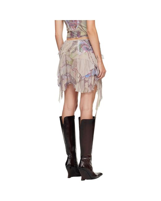 DIESEL Black O-Silla Miniskirt