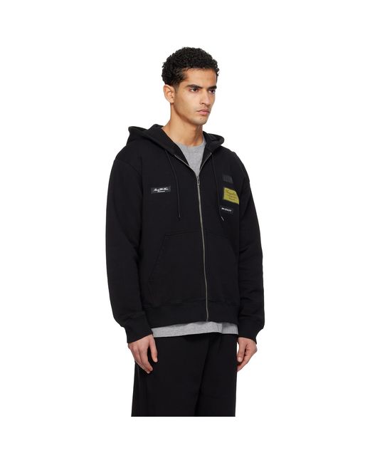 MM6 by Maison Margiela Black Label Patch Hoodie for men