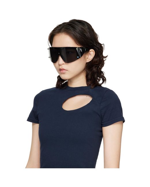 OTTOLINGER Gray Gem-Stud Knotted Sunglasses