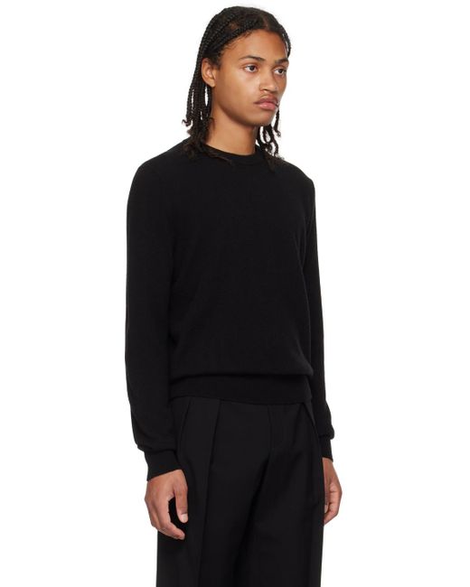 The Row Black Benji Sweater for men