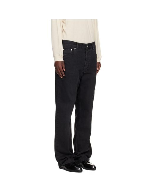 Studio Nicholson Black Barra Jeans