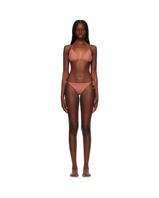 Maison Kitsuné Black Baby Fox Bikini
