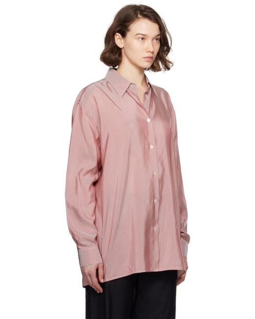 The Row Pink Tansy Shirt