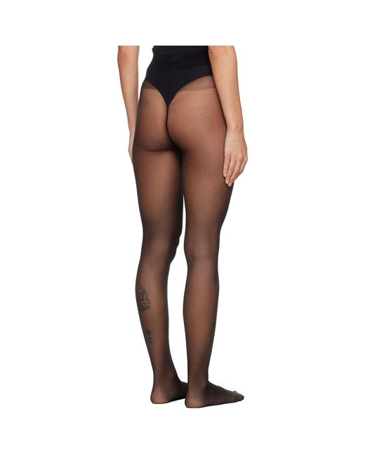 Wolford Black Satin Touch 20 Tights