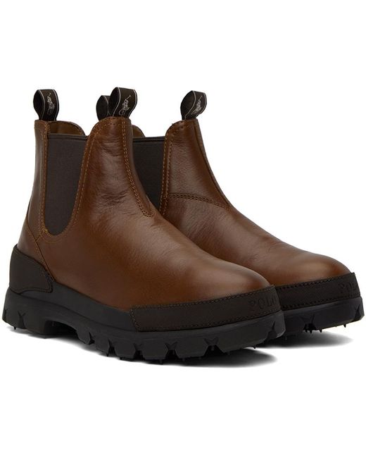 Polo Ralph Lauren Brown Oslo Chelsea Boots for men