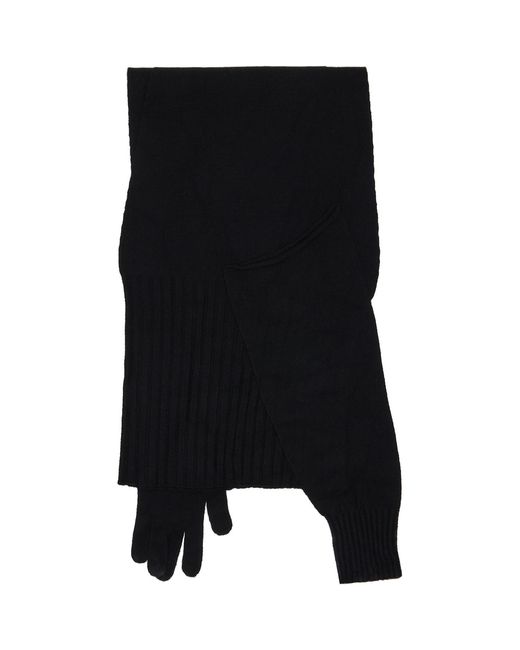 Issey Miyake Black November Sleeves Collection Stole Scarf