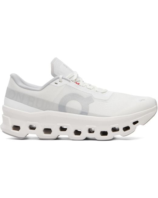 On Shoes White Cloudmster 1 Sneakers for men